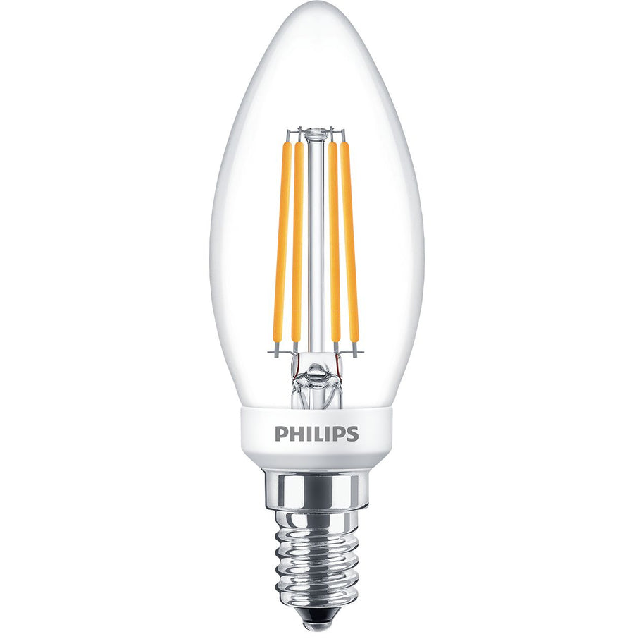 Lampe LED CLA LED bougie D 5W (40W) B35 E14 827 CL – PHILIPS 929001332102