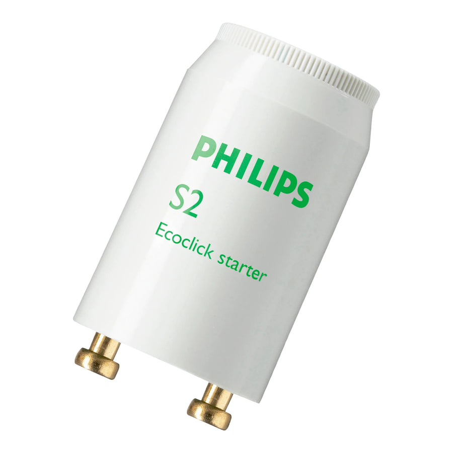 Starter d’éclairage starter S2 4-22W SER 220-240V WH EUR/12X25CT – PHILIPS 928390720230 – lot de 25