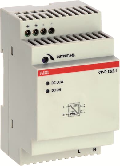 Alimentation CP-D 24/1.3 entrée 100-240 V CA, sortie 24 V CC 1,3 A – ABB 1SVR427043R1200