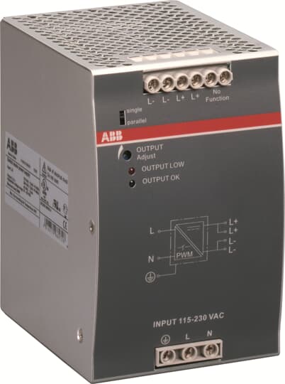 Alimentation CP-E 24/5.0 entrée 115/230 V CA, sortie 24 V CC 5 A – ABB 1SVR427034R2000
