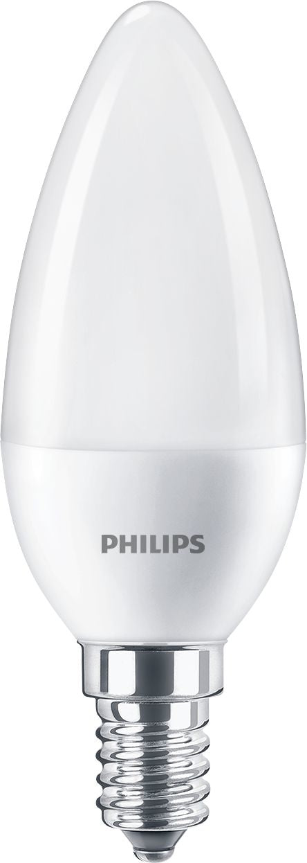 Lampe LED bougie B38 7W (60W) E14 2700K 806lm NonDim 15Y finition mate BL – PHILIPS 929001325155