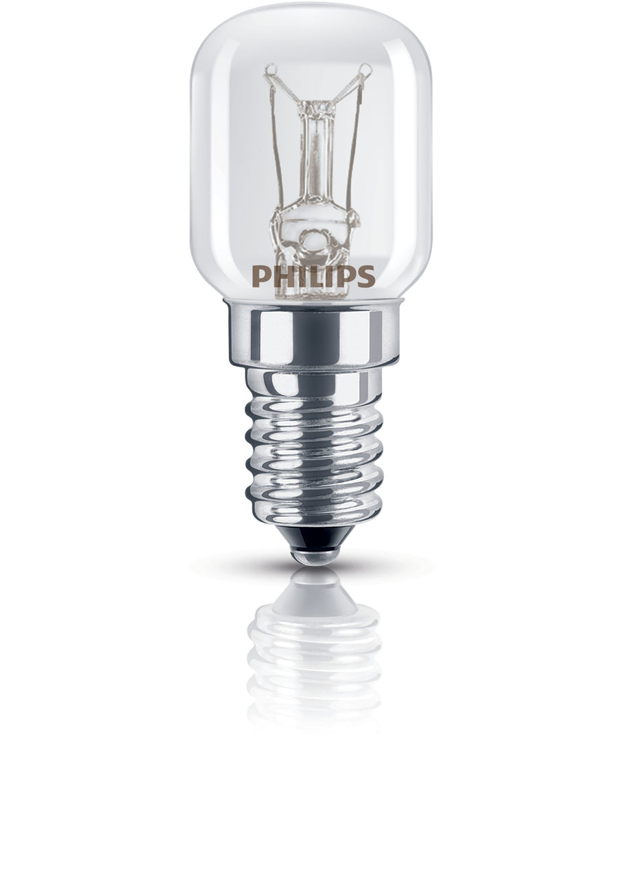 Lampe à incandescence tubulaire App 26.0W E14 230-240V T25 CL OV 1CT/10F – PHILIPS 924198244441 – lot de 100
