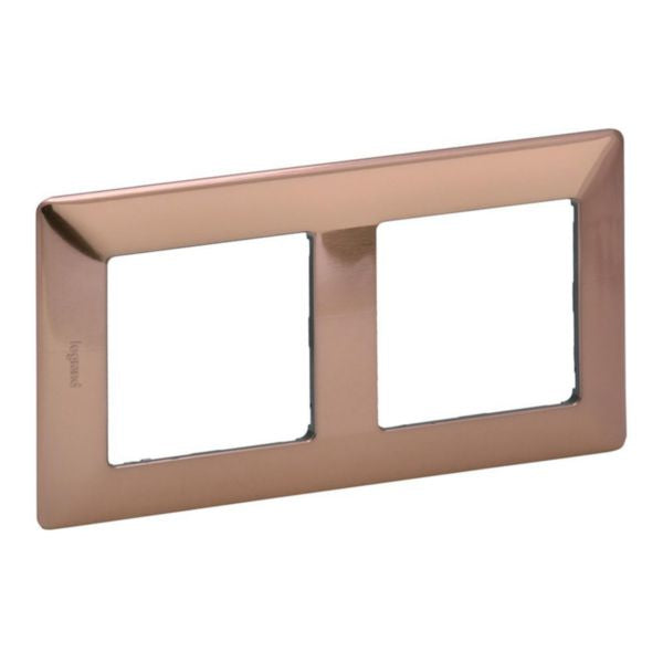 Plaque Valena Life IP20, IK04, 86 mm, 10 mm, 157 mm, 2 postes – Legrand 754162 – lot de 10
