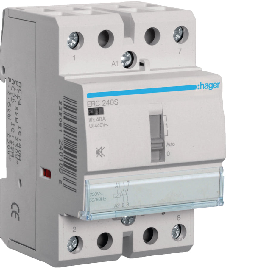Humfree pourçage Cont 40 A, 2sans, 230 V – Hager ERC240S