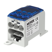 Répartiteur unipolaire OJL200A bleu entrée 1xAl/Cu70 sortie 6xCu 16mm² – MOREK MAB1201B10