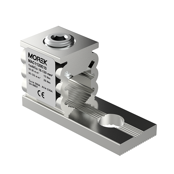 Connecteur OT120 1xAl/Cu 16-120 mm² – MOREK MAC1120E10