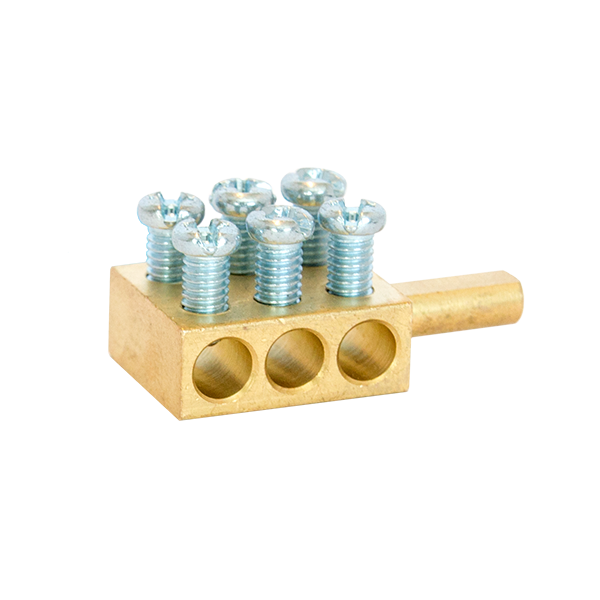 Bornier MPIN6, 6x16mm², 80A – Lot de 50 – MOREK MAD6016E21