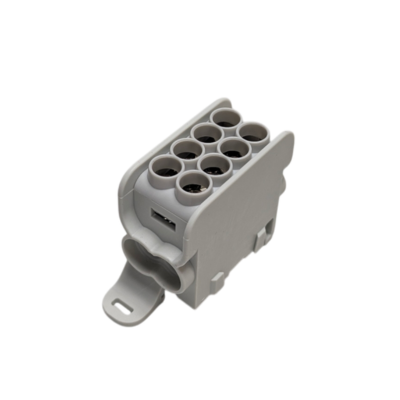 Borne de distribution HLAK25 1P gris 2xAl/Cu 25mm²+16mm² 1000VAC/1500VDC – MOREK MAG1251A00