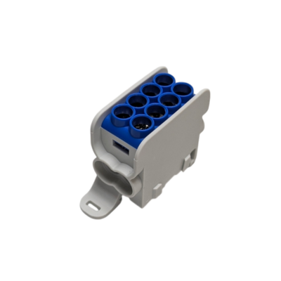Borne de distribution HLAK25 1P bleu 2xAl/Cu 25mm²+16mm² 1000VAC/1500VDC – MOREK MAG1251B00
