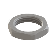 Contre-écrou, PA6, gris RAL7001 – MOREK