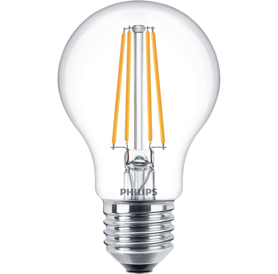 Lampe LED CLA LEDBulb ND 7-60W E27 WW A60 CL – PHILIPS 929001387302 – lot de 10