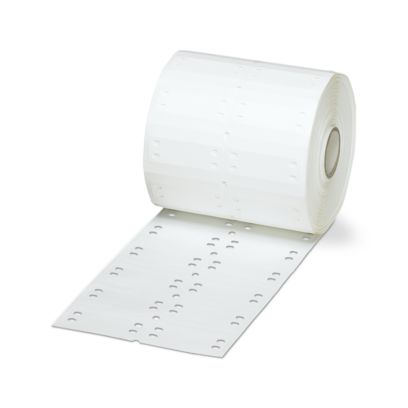 Repère de câble WMTB, 35×15mm, 1700 étiquettes, diamètre de câble 6–136mm, blanc (RAL 9010) – Phoenix Contact 0817316