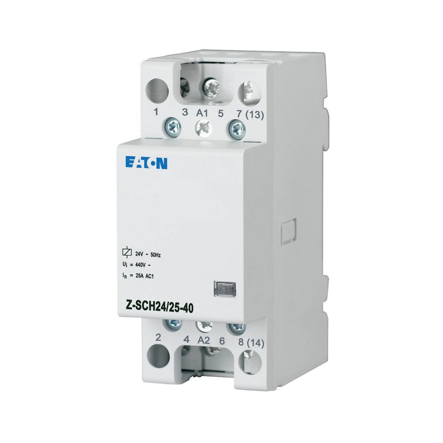 Contacteur modulaire, 24VAC/50Hz, 4N/O, 25A, 2HP – EATON 248851