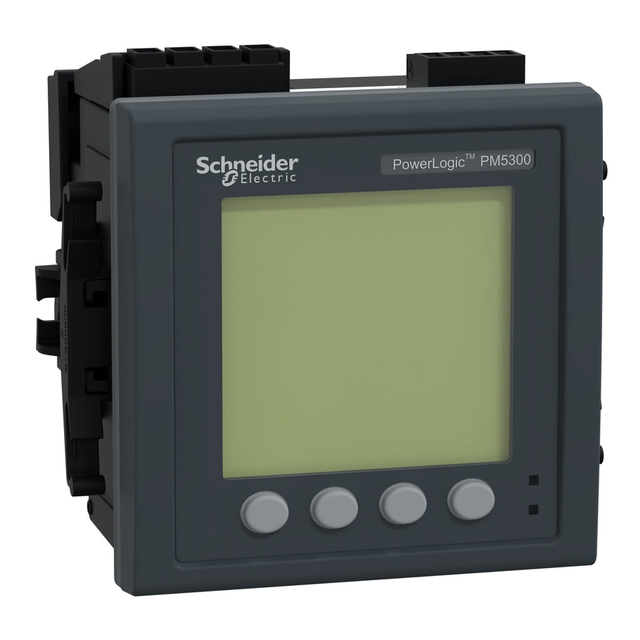 Puissance compteur PowerLogic PM5000 PM5330, 1 A, 90–450 V AC, IP54 – Schneider Electric METSEPM5330