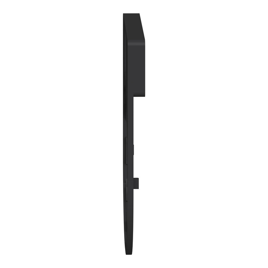Porte-étiquette Harmony XB4, 8×27mm, foncé gris, 30×40mm, Destination de l'accessoire / pièce séparée: Ø 22mm unité de commande ou de signalisation, vente par Indivisible quantité: 10 – Schneider Electric ZBZ32 – lot de 10