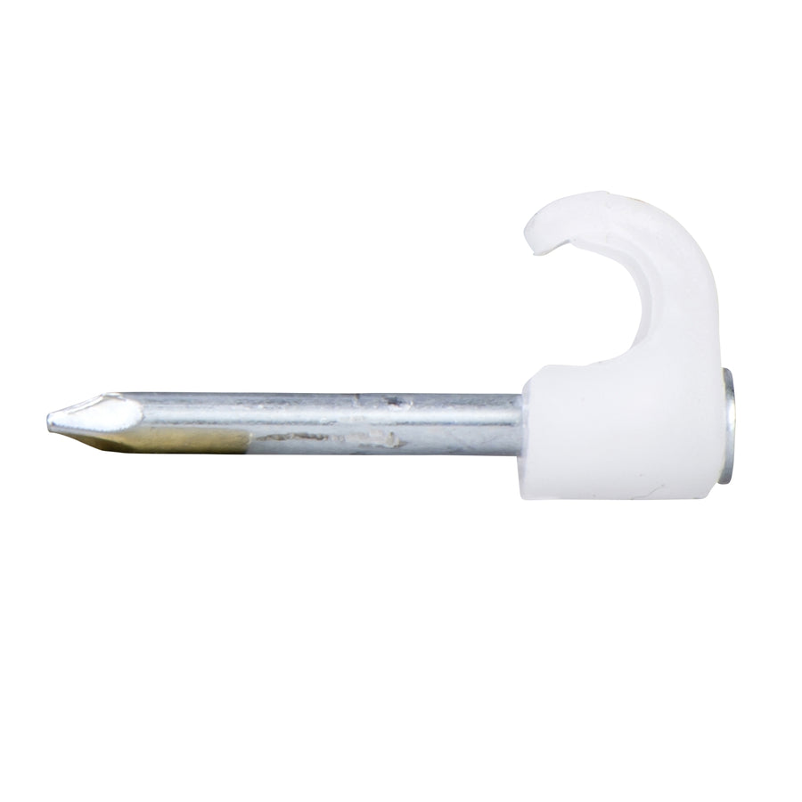 Clip à clou pour câbles Thorsman câblage et fixation, blanc, Thorsman - clou clip - TC 7...10mm - 1.6 / 25 / 16 - ensemble de 100 – Schneider Electric 2032019