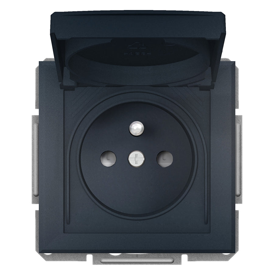 Prise , 2P+PE, 16A, 250V, IP44, anthracite – Schneider Electric EPH2800671