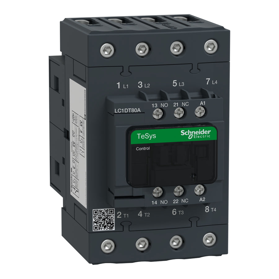 Schneider TeSys D Everlink - Contacteur 4P 80A AC-1 bobine 230 V CA 50/60 Hz - LC1DT80AP7