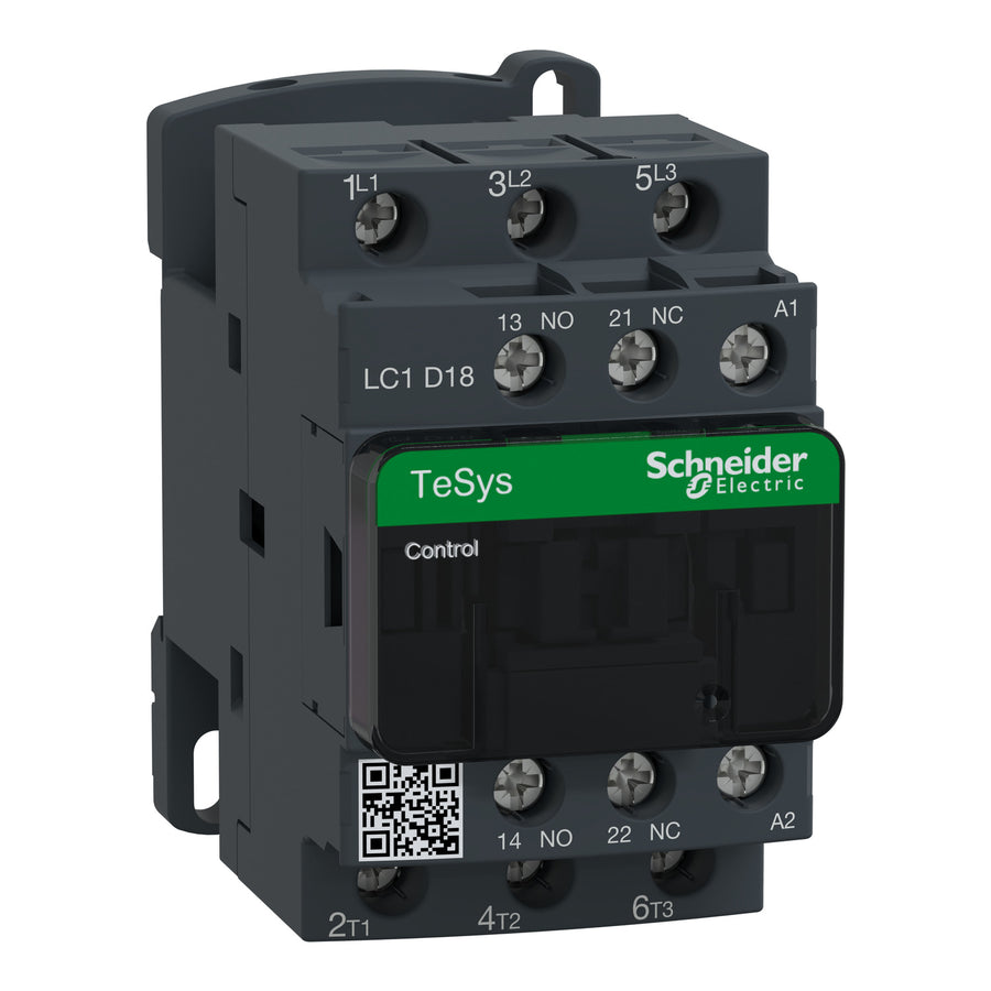 Contacteur TeSys, 3P, 18A, 440V, 3NO – Schneider Electric LC1D18P5