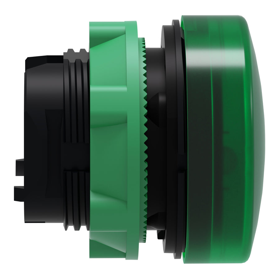 Tête de voyant lumineux Harmony XB5, 22mm, IP66, vert, CAD hors tout hauteur: 29mm – Schneider Electric ZB5AV033