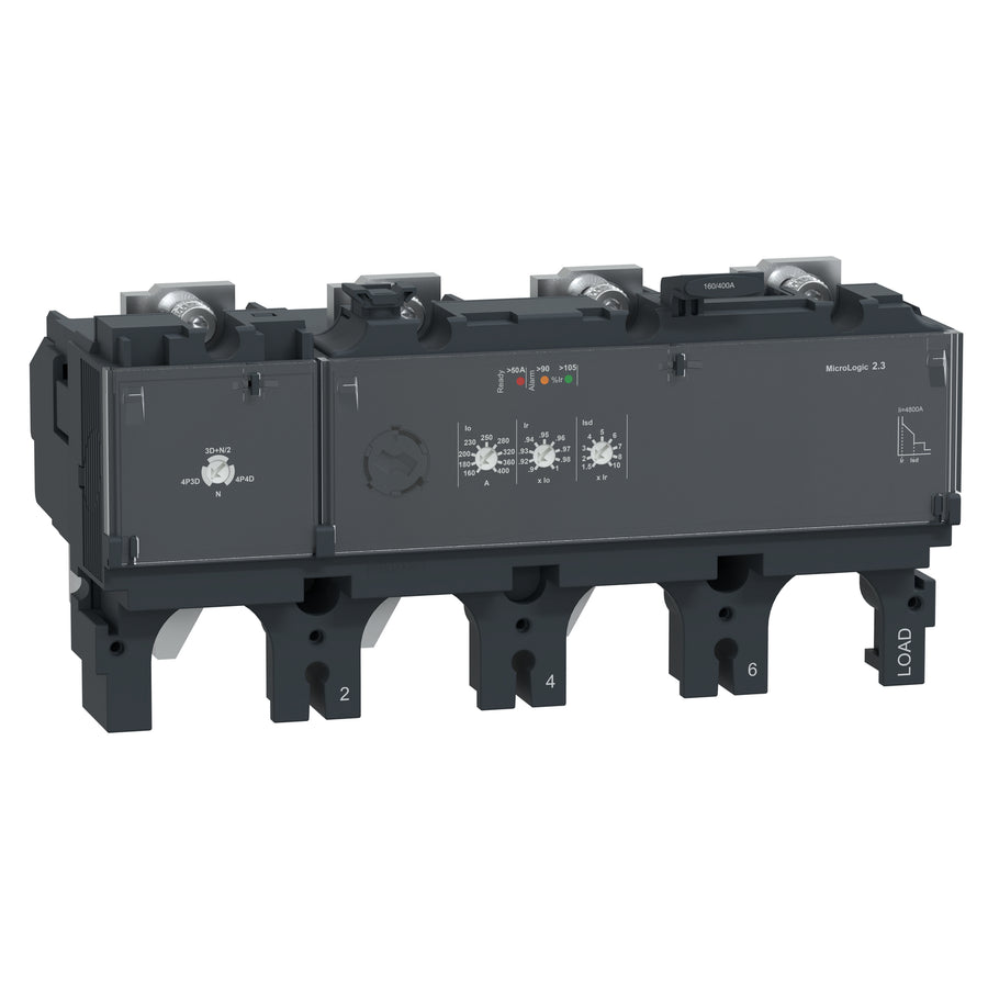 Schneider ComPacT NSX - Déclencheur MicroLogic 2.3 630A 4P4D pour NSX630 - C6342D630