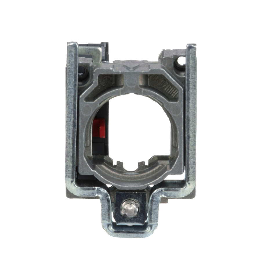 Corps de bouton-poussoir avec bloc de contacts Harmony XB4, 3A, 1NC, IP20, borne, tension assignée de tenue aux chocs: 6kV – Schneider Electric ZB4BZ102