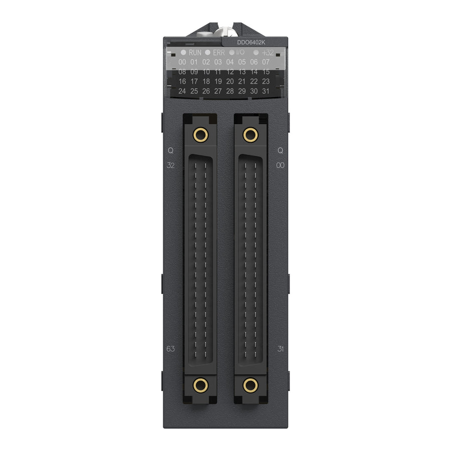 Module de sortie TOR Modicon X80 I/Os, 24 V DC, IP20, Mtbf Reliability: 150000h, X80 - 64 sorties - 24 V DC Positive / X80 - 64 sorties - massif état - 24 V DC Positive – Schneider Electric BMXDDO6402K