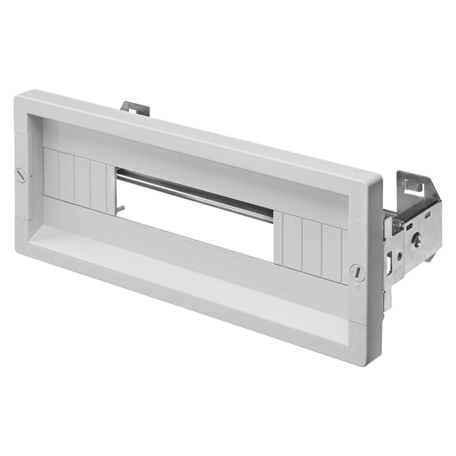 Panneau de couverture avec fenêtre Fast & Easy, 1 module de hauteur, 24 modules, gris RAL 7035 – GEWISS GW46422F