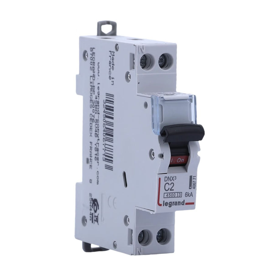 LEGRAND DNX3 Disjoncteur 2A Ph+N courbe C 4.5kA 230V