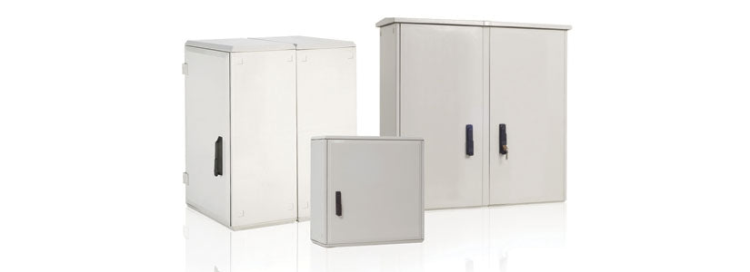 CAHORS Armoire polyester H1400 x L700 x P420 mm - 1 compartiment - 1 porte (compatible BPS) - 0460552