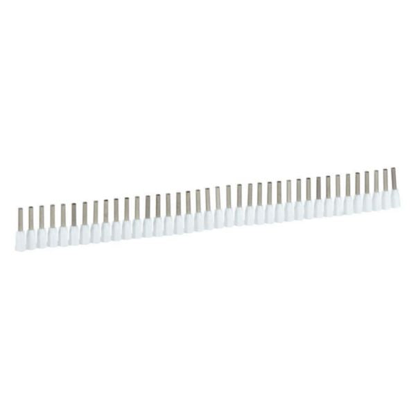 Embouts Starfix en bandes 0,5 mm², coloris blanc, cuivre, en polypropylène, longueur 8 mm – Legrand 037661 – lot de 480