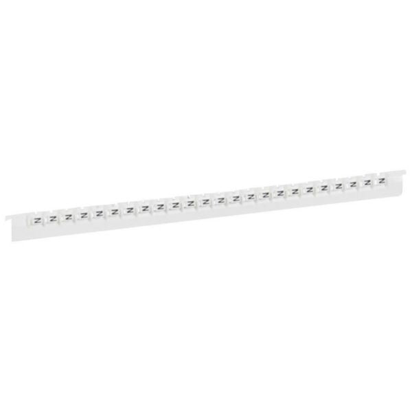 Repère de câble Memocab, coloris blanc, coloris noir, lettre N, 0.8 - 2,2 mm, en plastique – Legrand 037839 – lot de 240