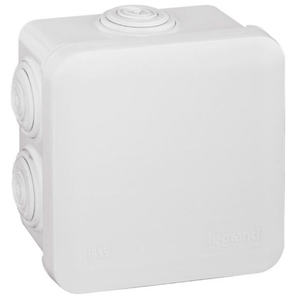 Embout pour conduit Plexo 80×80, 94×52mm, 94mm, blanc, IP55 – Legrand 092013 – lot de 20