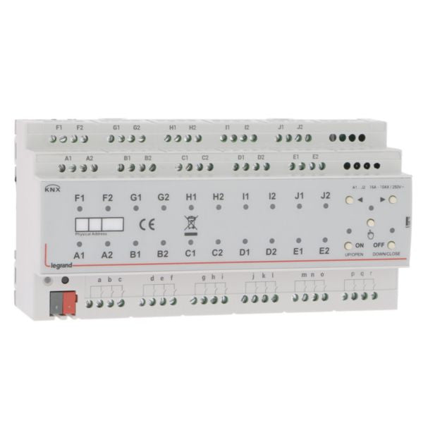 Contrôleur d’automatisation KNX gestion de l’éclairage KNX 20 sorties, MULTI-APPLICATIONS DIN 18 – Legrand 002679