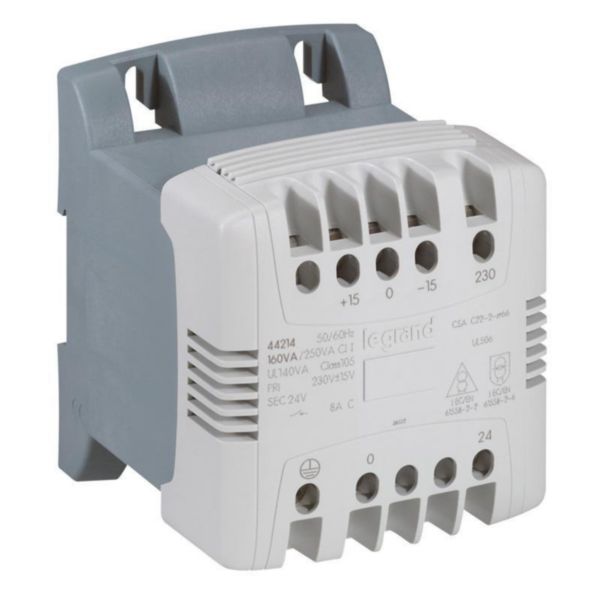 Vis 230V, 24V, 40VA, W 94mm, H 78mm – Legrand 044211