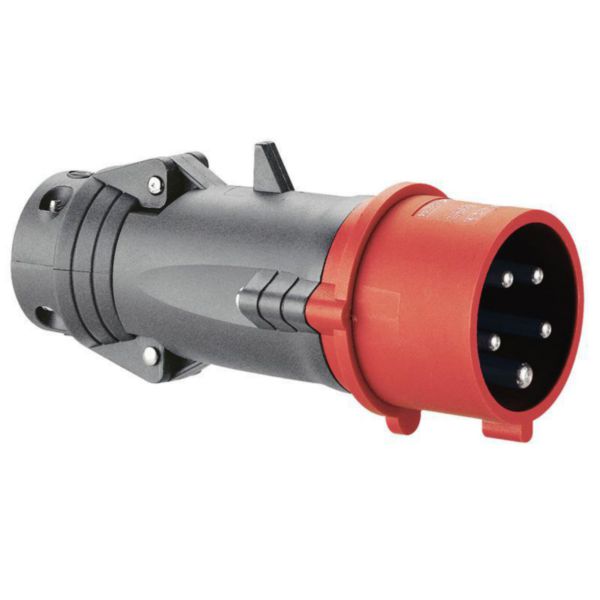 Fiche droite Hypra IP44, 380/415V, 16A, 3P+N+E, 5P, plastique – Legrand 052244