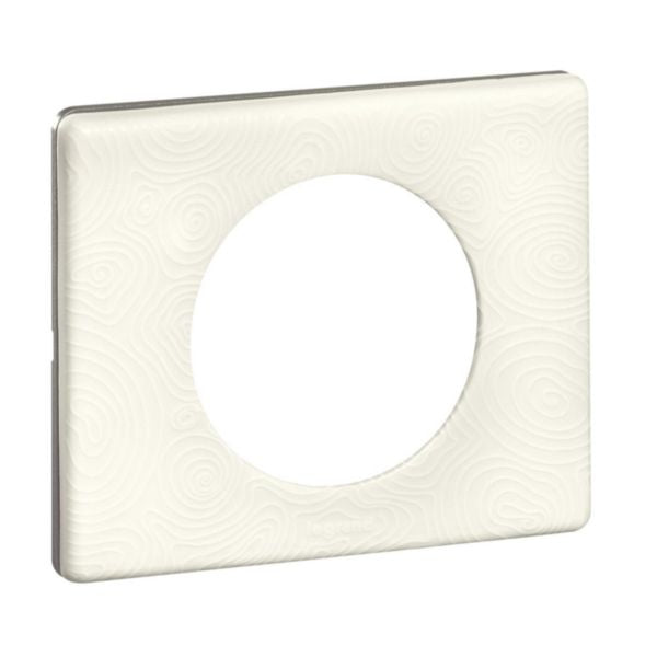 Plaque IP20, IK02, 53.6 mm, 100 mm, 8.5 mm, 1 poste – Legrand 069351