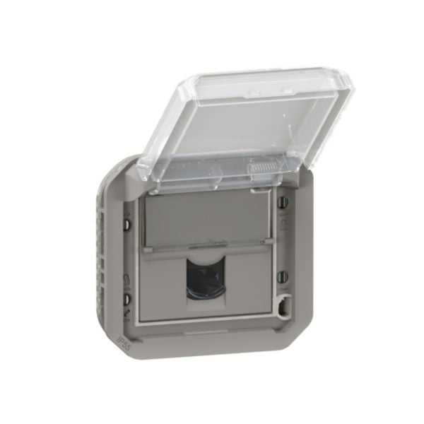 Prise RJ45 Plexo FTP, gris, IP55, Cat 6, 42.75 mm – Legrand 069569L