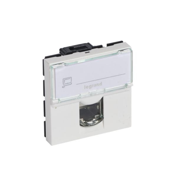 Prise RJ45 Mosaic 2 Modules, Cat 6A, STP, blanc – Legrand 076576
