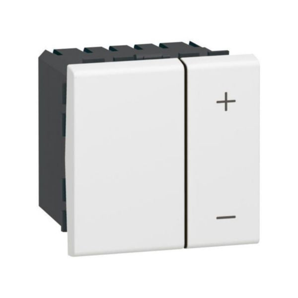 Variateur universel Mosaic coloris blanc, 2 modules – Legrand 078407