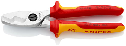 Coupe-câbles à double tranchant VDE 200 mm (Ø 20 mm / 70 mm²) – KNIPEX