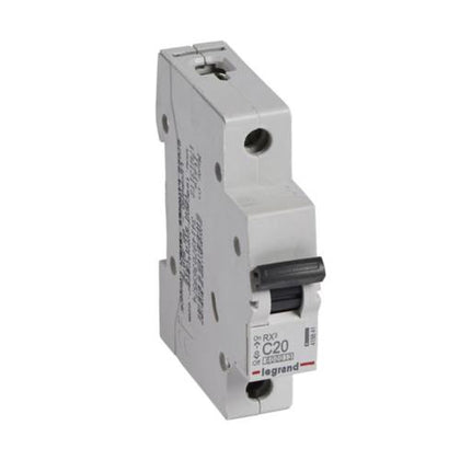 Disjoncteur modulaire RX³, 1P, 20A, courbe C, 6kA, 230V, 6000A – Legrand 419841
