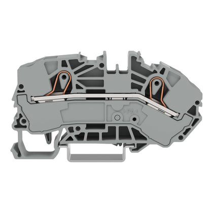 Alimentation borniers pour distribution boîtes 2 conducteurs, 16 mm², raccordement Push-in CAGE CLAMP®, gris – WAGO 2016-7601 – lot de 20