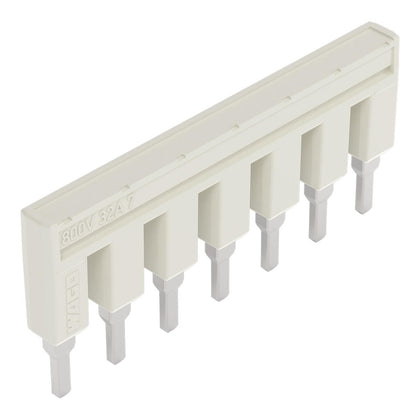 Cavalier 7 voies, gris clair, isolé – WAGO 2004-407 – lot de 25