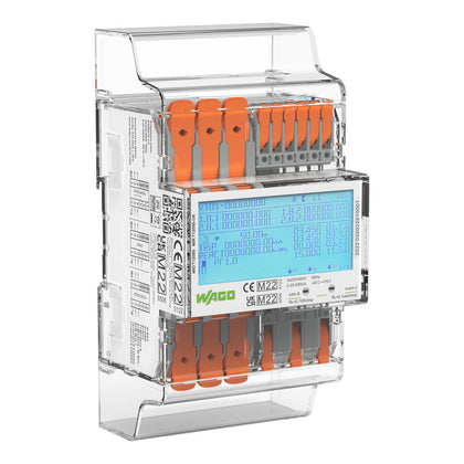 Énergie compteur (milieu) 3x230/400V, 65 A, 2 x S0 interface, 4PS – WAGO 879-3020