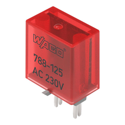 Accessoires pour modules relais nominal tension de service: 110 VDC, fonctionnement état indicateur: rouge, rouge – WAGO 788-122 – lot de 25