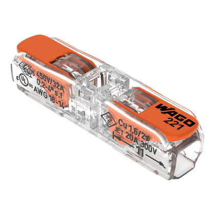 Wago - 60 Bornes de raccordement COMPACT - 2T max 4mm²