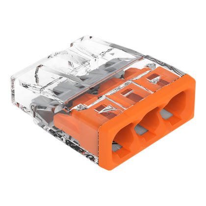 Wago - 100 Bornes de raccordement pour conducteurs rigides COMPACT - 3T max 2.5mm²