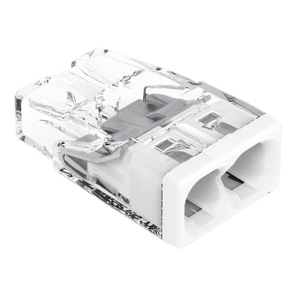 Wago - 100 Bornes de raccordement pour conducteurs rigides COMPACT - 2T max 2.5mm²