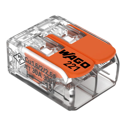 Wago - 50 Bornes de raccordement COMPACT 2T max 6 mm²